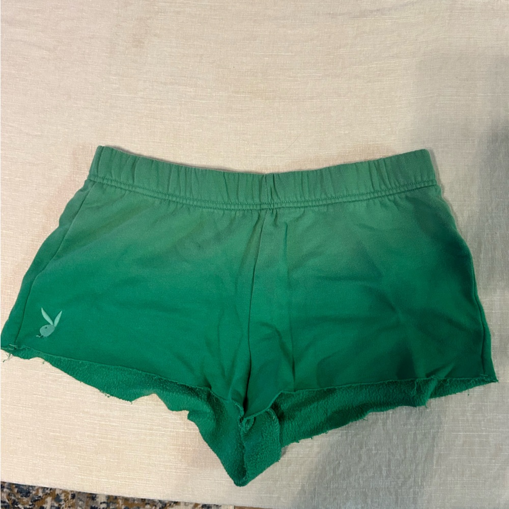 green playboy pacsun shorts